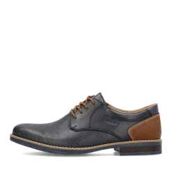 Best Rieker Sznurowane Buty Meskie W Kolorze Granatowym
