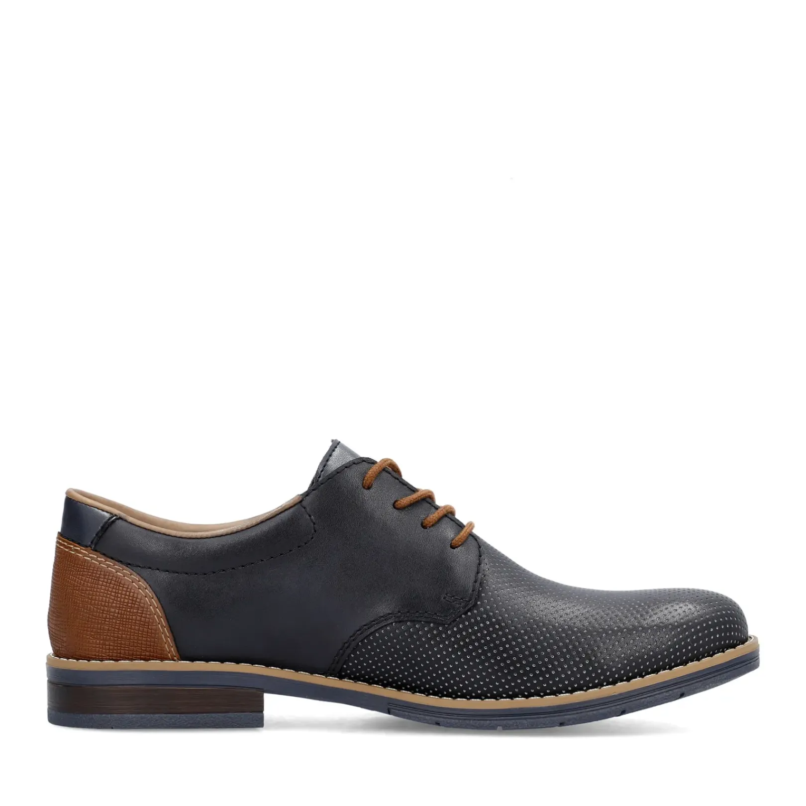 Best Rieker Sznurowane Buty Meskie W Kolorze Granatowym