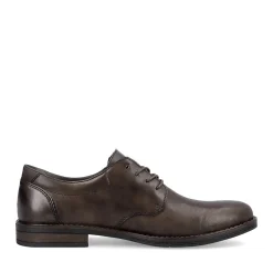 Discount Rieker Sznurowane Buty Meskie W Kolorze Ciemnobrazowym