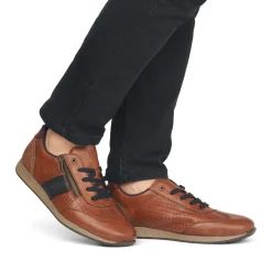 Sale Rieker Sznurowane Buty Meskie W Kolorze Brazowo-Czarnym