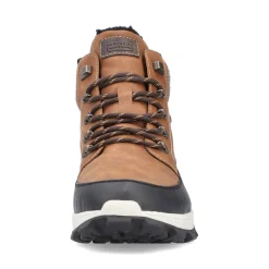 Best Rieker Sznurowane Buty Meskie W Kolorze Karmelowo-Brazowym