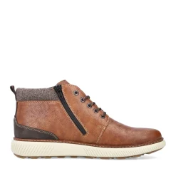 Sale Rieker Sznurowane Buty Meskie W Kolorze Kasztanowo-Brazowym