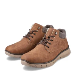 Sale Rieker Sznurowane Buty Meskie W Kolorze Cynamonowego Brazu