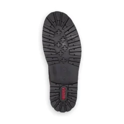 Hot Rieker Sznurowane Buty Meskie W Kolorze Grafitowo-Czarnym