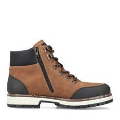 Sale Rieker Sznurowane Buty Meskie W Kolorze Jasnobrazowo-Czarnym
