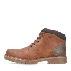 Discount Rieker Sznurowane Buty Meskie W Kolorze Nugatowo-Brazowym