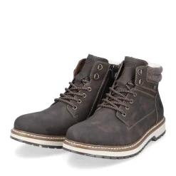 Fashion Rieker Sznurowane Buty Meskie W Kolorze Espresso W Kolorze Brazu