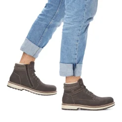 Fashion Rieker Sznurowane Buty Meskie W Kolorze Espresso W Kolorze Brazu