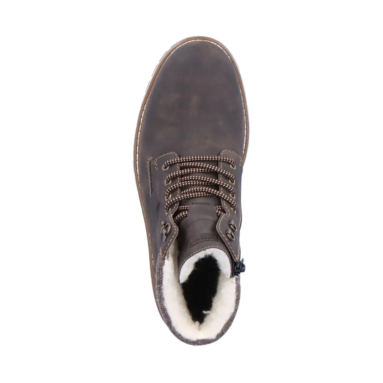Fashion Rieker Sznurowane Buty Meskie W Kolorze Espresso W Kolorze Brazu