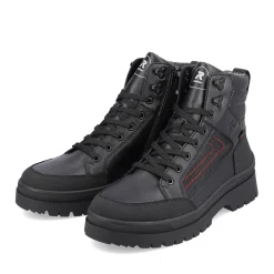 Outlet Rieker Sznurowane Buty Meskie Deep Black