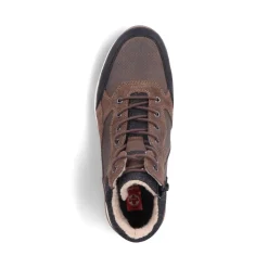 Sale Rieker Sznurowane Buty Meskie W Kolorze Orzechowego Brazu