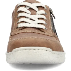 Clearance Rieker Sznurowane Buty Meskie W Kolorze Nugat Brazowym