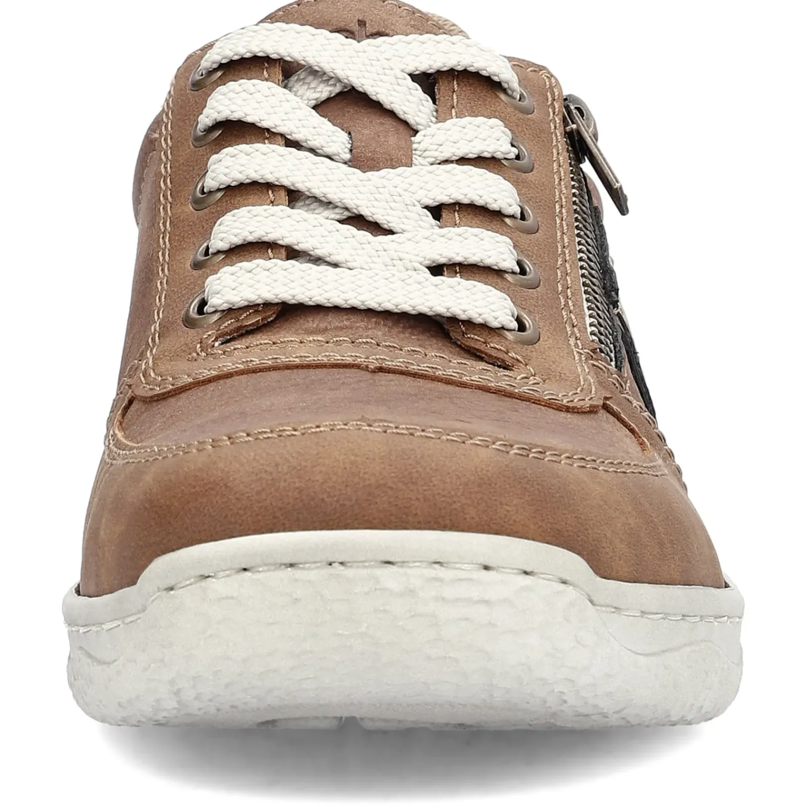 Clearance Rieker Sznurowane Buty Meskie W Kolorze Nugat Brazowym