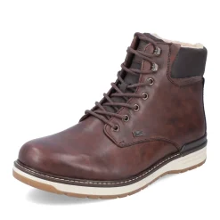 Discount Rieker Sznurowane Buty Meskie W Kolorze Orzechowego Brazu