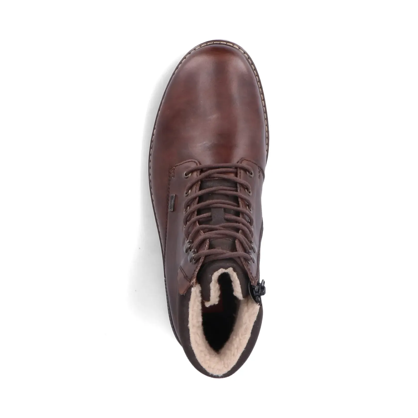 Discount Rieker Sznurowane Buty Meskie W Kolorze Orzechowego Brazu