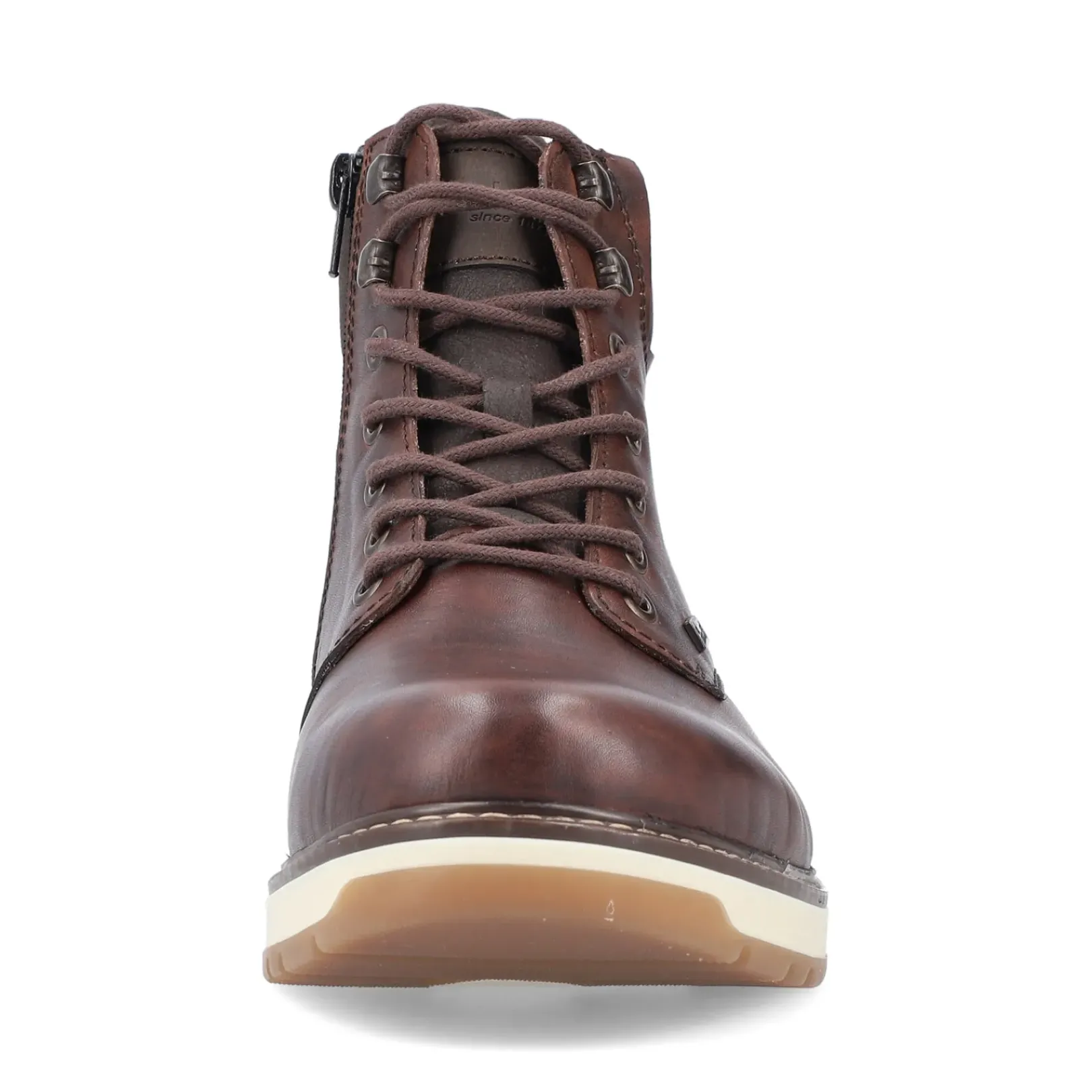 Discount Rieker Sznurowane Buty Meskie W Kolorze Orzechowego Brazu