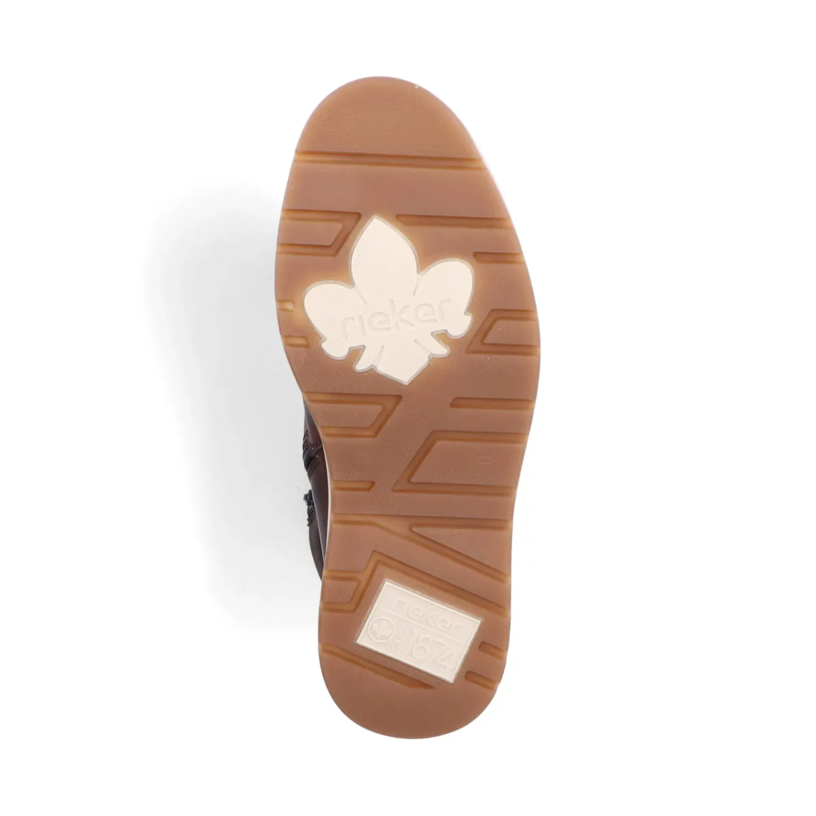 Discount Rieker Sznurowane Buty Meskie W Kolorze Orzechowego Brazu