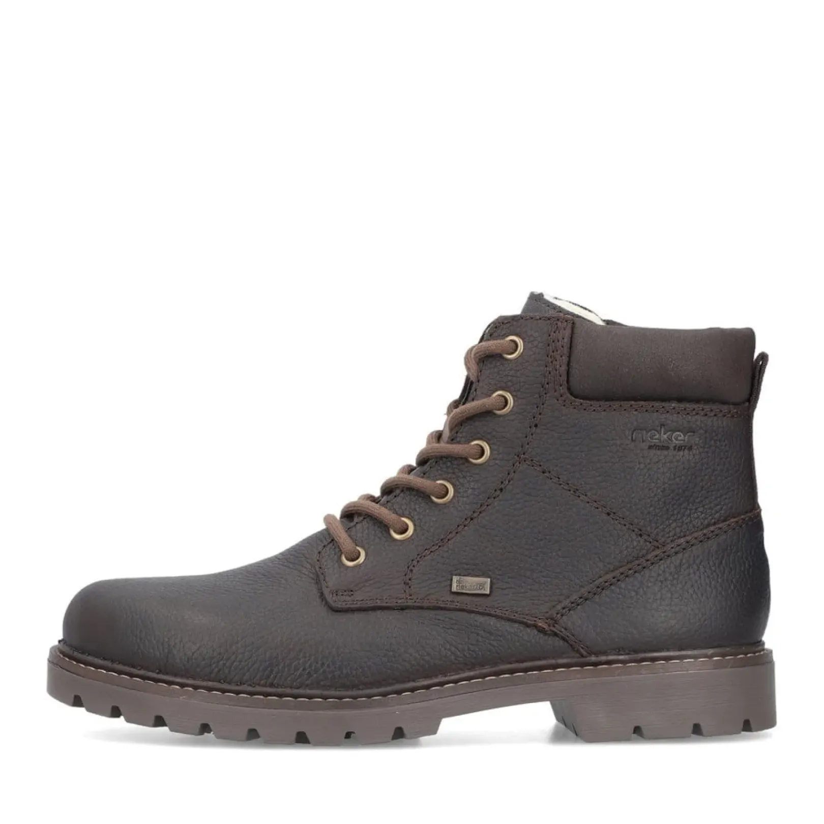 Sale Rieker Sznurowane Buty Meskie W Kolorze Ciemnobrazowym