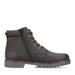 Sale Rieker Sznurowane Buty Meskie W Kolorze Ciemnobrazowym
