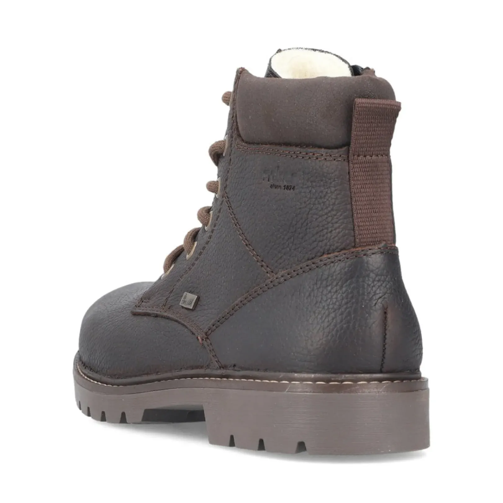 Sale Rieker Sznurowane Buty Meskie W Kolorze Ciemnobrazowym