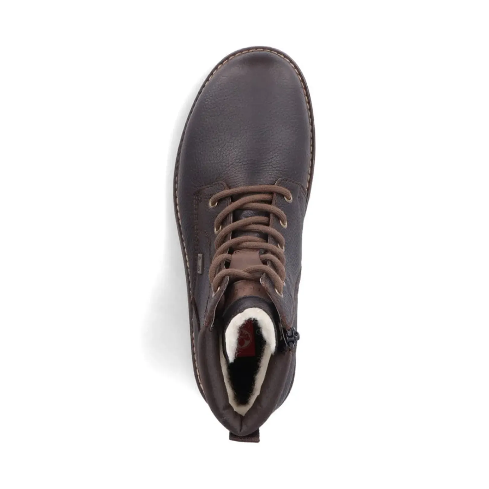 Sale Rieker Sznurowane Buty Meskie W Kolorze Ciemnobrazowym