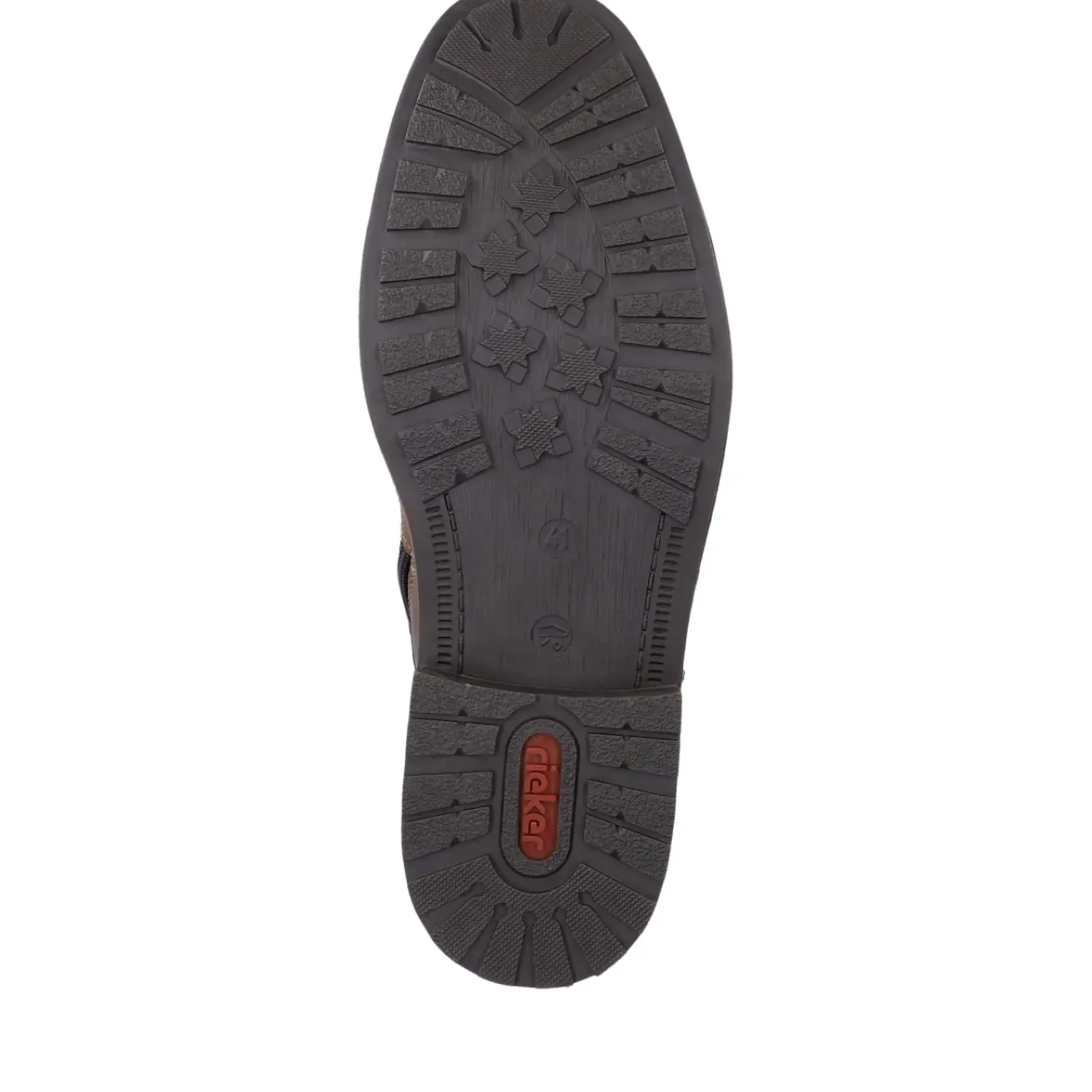 Outlet Rieker Sznurowane Buty Meskie W Kolorze Czekoladowo-Brazowym