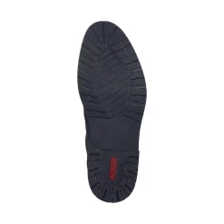 Fashion Rieker Sznurowane Buty Meskie W Kolorze Grafitowo-Czarnym