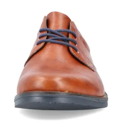 Fashion Rieker Sznurowane Buty Meskie W Kolorze Miedzianym