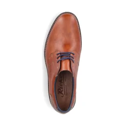 Fashion Rieker Sznurowane Buty Meskie W Kolorze Miedzianym