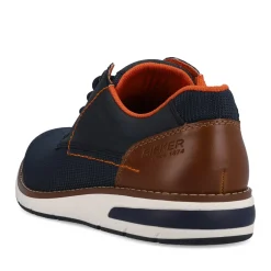 Online Rieker Sznurowane Buty Meskie W Kolorze Granatowo-Pomaranczowym