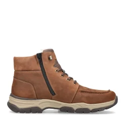 Online Rieker Sznurowane Buty Meskie W Kolorze Cynamonowego Brazu
