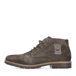 Clearance Rieker Sznurowane Buty Meskie W Kolorze Orzechowego Brazu