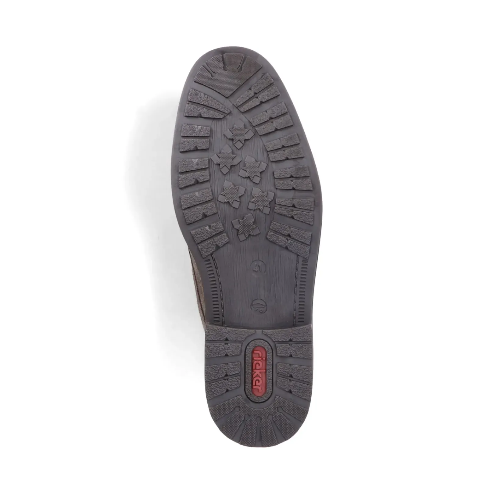 Clearance Rieker Sznurowane Buty Meskie W Kolorze Orzechowego Brazu