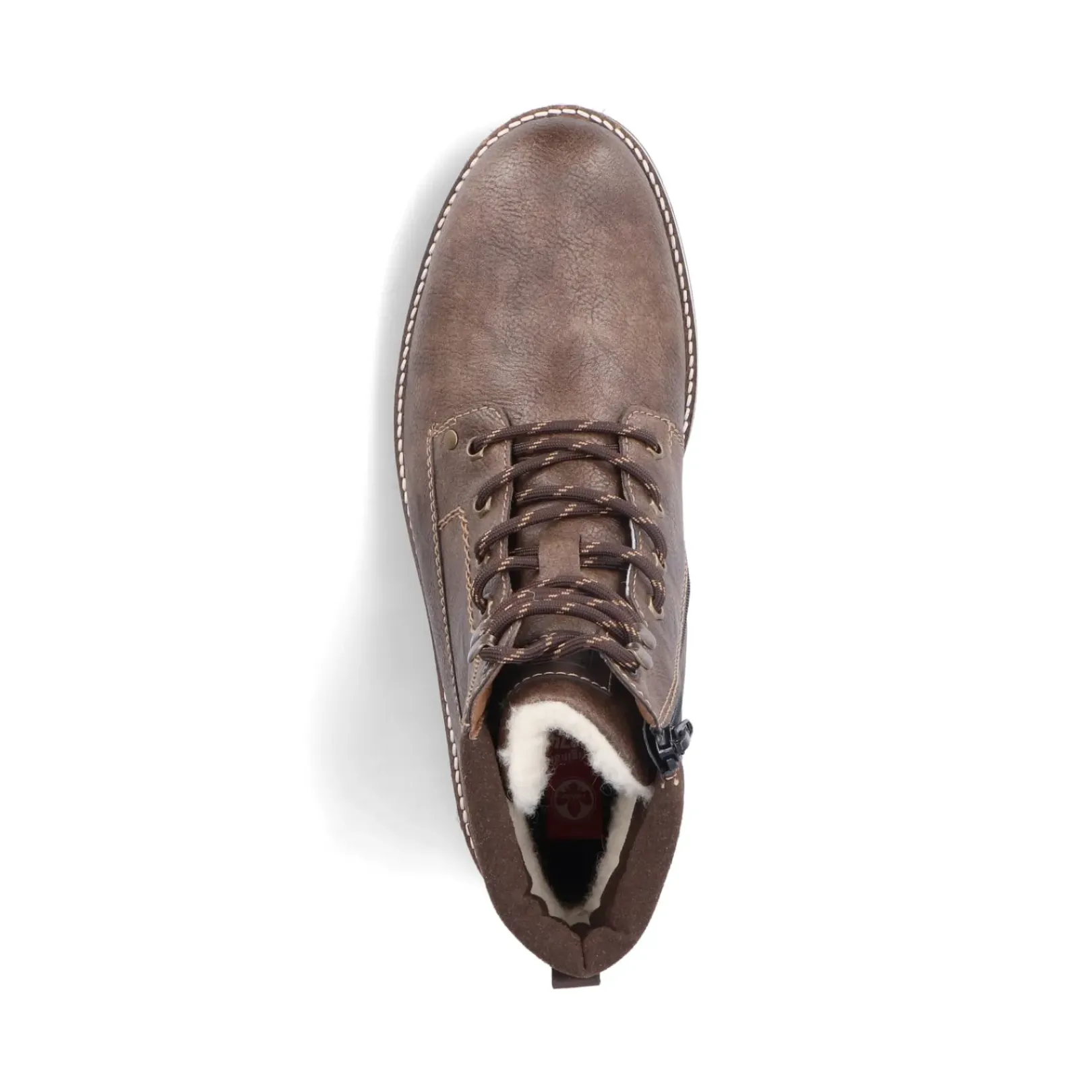 Online Rieker Sznurowane Buty Meskie W Kolorze Tabaczno-Brazowym