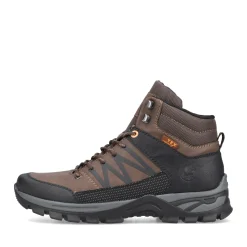 Hot Rieker Sznurowane Buty Meskie W Kolorze Orzechowego Brazu