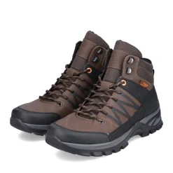 Hot Rieker Sznurowane Buty Meskie W Kolorze Orzechowego Brazu