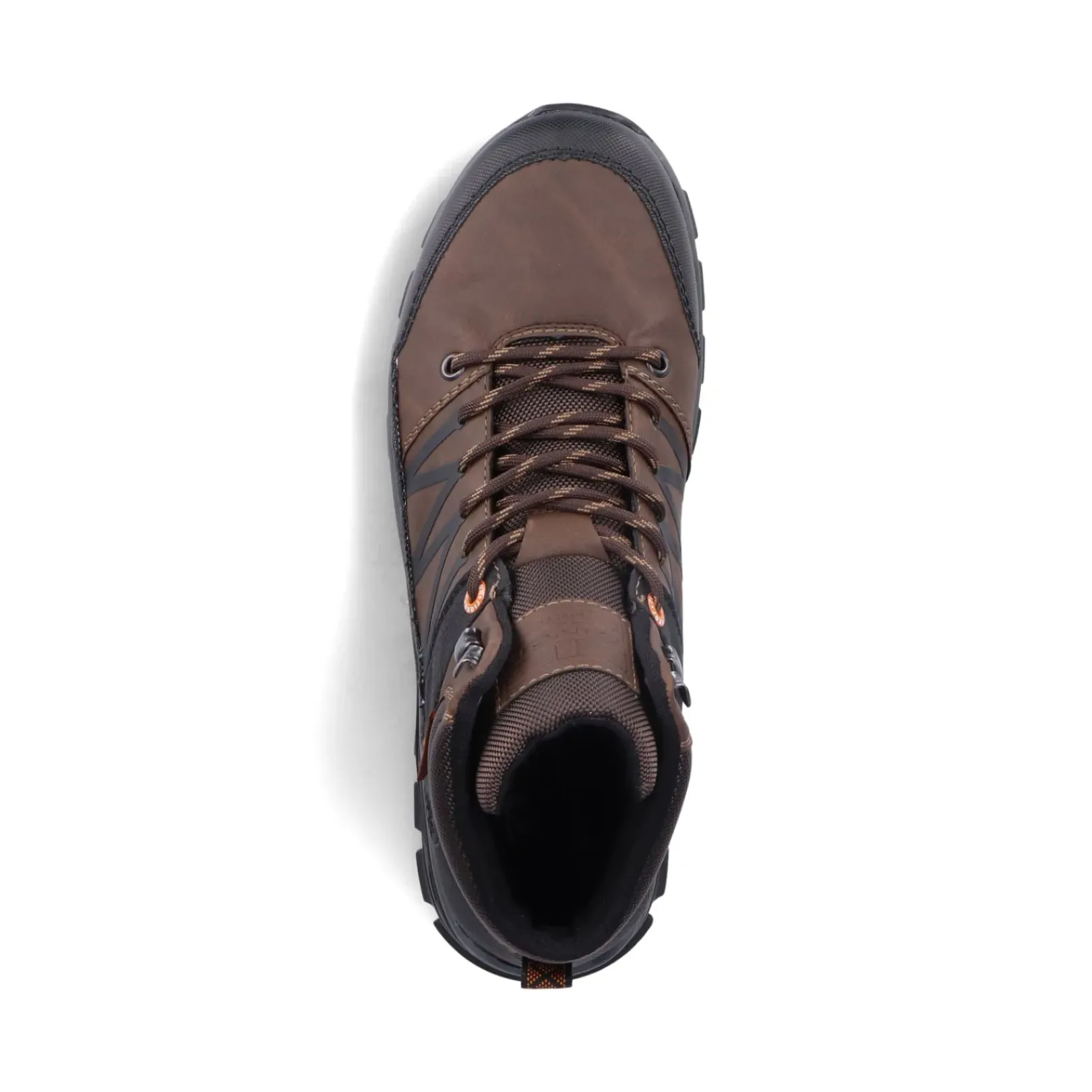 Hot Rieker Sznurowane Buty Meskie W Kolorze Orzechowego Brazu