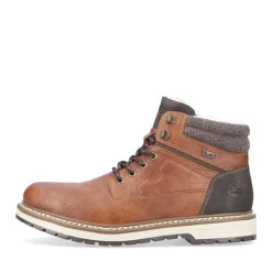 Discount Rieker Sznurowane Buty Meskie W Kolorze Kasztanowo-Brazowym