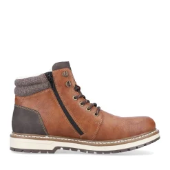Discount Rieker Sznurowane Buty Meskie W Kolorze Kasztanowo-Brazowym