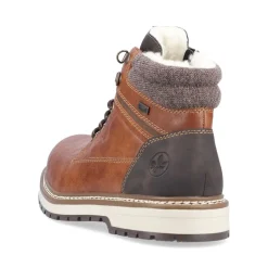 Discount Rieker Sznurowane Buty Meskie W Kolorze Kasztanowo-Brazowym