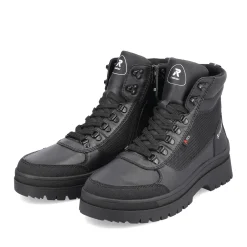 Best Rieker Sznurowane Buty Meskie Noir