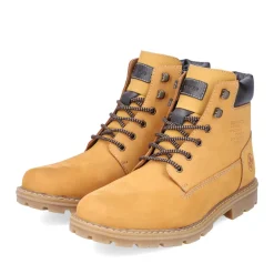 Sale Rieker Sznurowane Buty Meskie W Kolorze Zloto-Zoltym