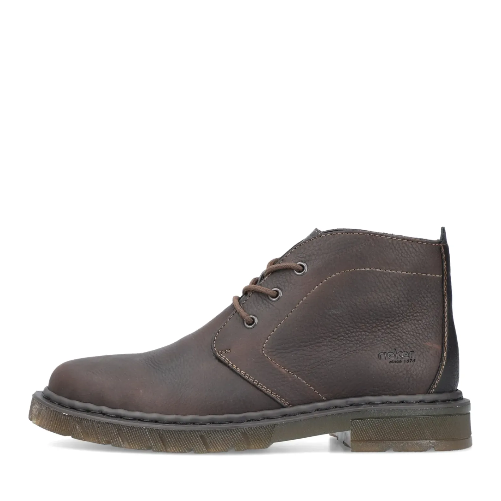 Sale Rieker Sznurowane Buty Meskie W Kolorze Ciemnobrazowym
