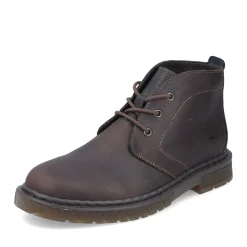 Sale Rieker Sznurowane Buty Meskie W Kolorze Ciemnobrazowym