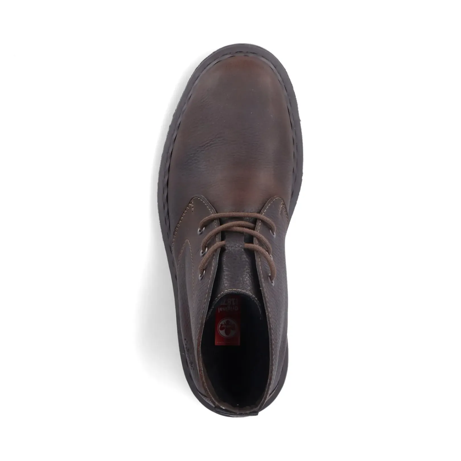 Sale Rieker Sznurowane Buty Meskie W Kolorze Ciemnobrazowym