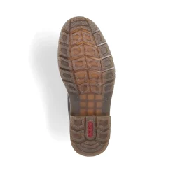 Sale Rieker Sznurowane Buty Meskie W Kolorze Ciemnobrazowym