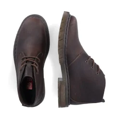 Sale Rieker Sznurowane Buty Meskie W Kolorze Ciemnobrazowym