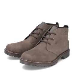Online Rieker Sznurowane Buty Meskie W Kolorze Szaro-Brazowym