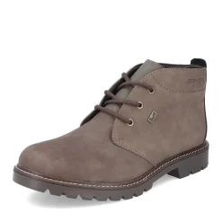 Online Rieker Sznurowane Buty Meskie W Kolorze Szaro-Brazowym