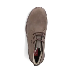 Online Rieker Sznurowane Buty Meskie W Kolorze Szaro-Brazowym
